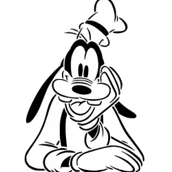 Goofy stencil