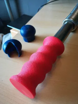 Handle for spring bar