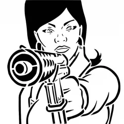 Lana Kana stencil 2