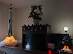 LEGO Saturn V and Lunar Module Come to Life