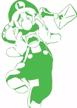 Luigi stencil 2