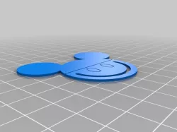 Mickey Mouse Logo Bookmark