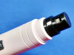 Modified cap for pet nail grinder