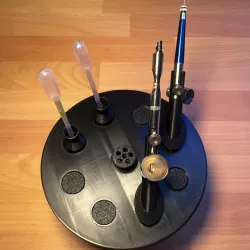 Modular AirBrush Holder-Cleaner