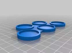 Movement trays for 25mm 40mm and 60mm round bases, great for warhammer 40,000 apocalypse