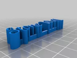My Customized 3D name plate Wall