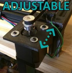 Nema 17 Mount With Belt Tension Adjustment