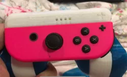 Nintendo Joycon single Grip 2.0 with LED reflection - left