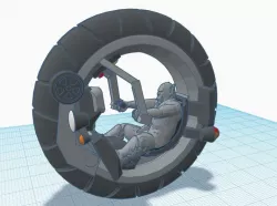 Orc mono wheel biker 