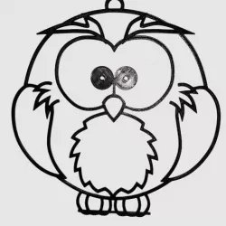 Owl Wall Sculpture