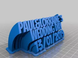 paul and lorraines wedding day