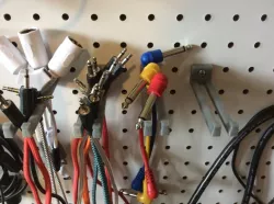 Pegboard 3.5mm Cable Hanger