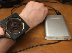 Personal Peltier Cooler for 22 mm Watch Strap