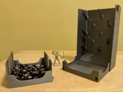Plinko Dice Tower With Magnetic Latch and Detachable tray