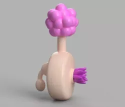 Plumbus (modeled parts for optimal 3d print!)