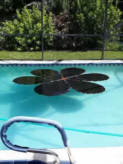 Pool Lily Pad Flower Passive Heater