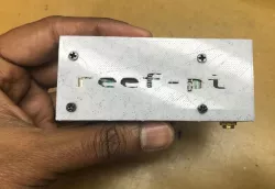 Raspberry Pi zero based reef-pi temperature controller enclosure