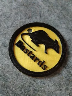 Rat Bastards Keychain
