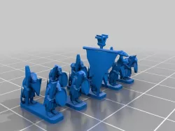Ratty Chittering soldier ratties 12mm Proxy clan rats
