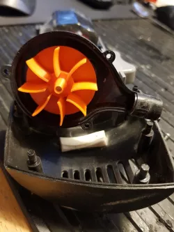 Replacement fan blade for Hurricane canless air system