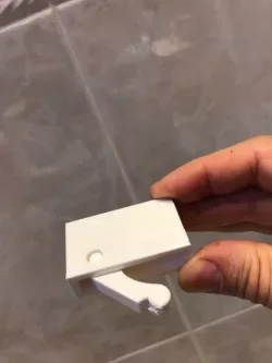 Retractable RC plane bungee hook - print in place