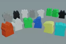 Root Board Game - Meeples