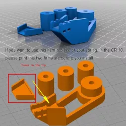 Solid Bed Mount for CR-10 CR-10S Ender 3 