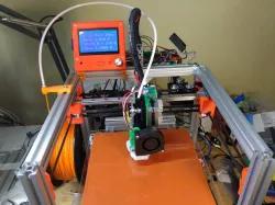 Space efficient rail CoreXY