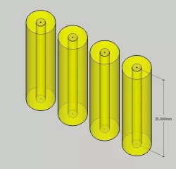 spacer M3 35mm