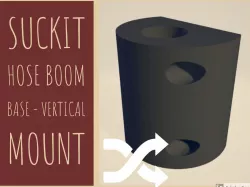 Suckit - Hose Boom Base - Vertical Mount