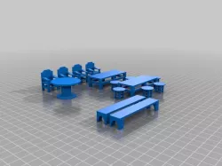 Tavern tables and chairs