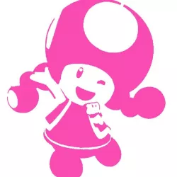 Toadette stencil