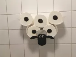 Toilet paper holder (Shaun)