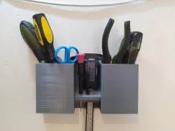 Tool holder for wall