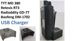 TYT MD 380, Retevis RT3, Radioddity GD-77 USB Charger