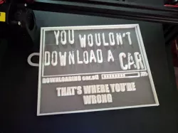 You Wouldn't download a Car