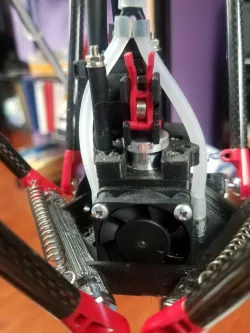 Zesty Nimble Delta Effector & Carriages For Trick Laser Arms 80mm Ball Spacing