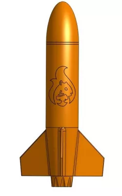 13mm NLT (Need Love Too) rocket UPDATED