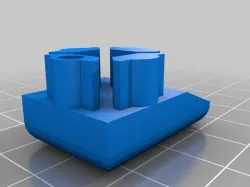 2020 extrusion cap with LED
