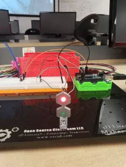 3dx Pushbutton LED Project