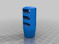 Airsoft 3 chamber Muzzle Brake