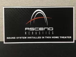 Ascend Acoustics Speaker Sign