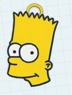 Bart Simpson necklace