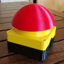 Buzzer / big red button / emergency button (Grobhandtaster / Not-Aus)
