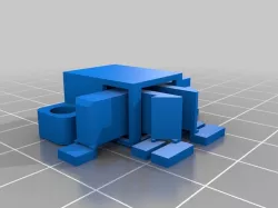 Chest/box lock with mounting options