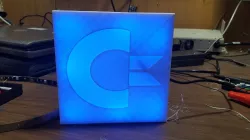 Commodore Logo RGB LED Lit Sign