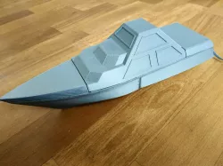 DARINS - stealth boat with reactionless propulsion drive
