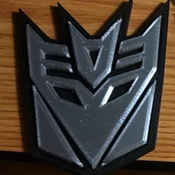 Decepticon Logo 2 Piece
