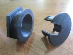 Desk Grommet, threaded (parametric)