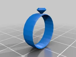 dimond ring (15 mm)